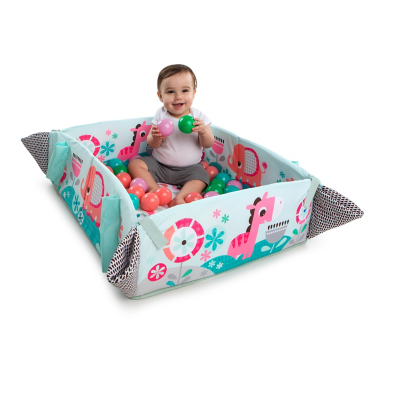 bright starts 5 in 1 activity play gym & ball pit