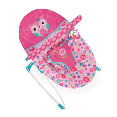 bright starts bouncer pink owl