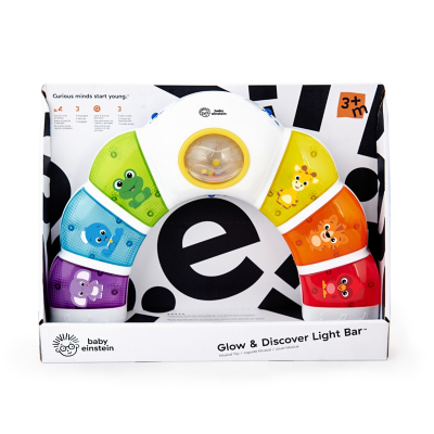 baby einstein glow & discover light bar activity station