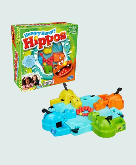 Hungry Hungry Hippos boardgame.