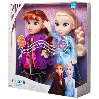 elsa singing doll asda