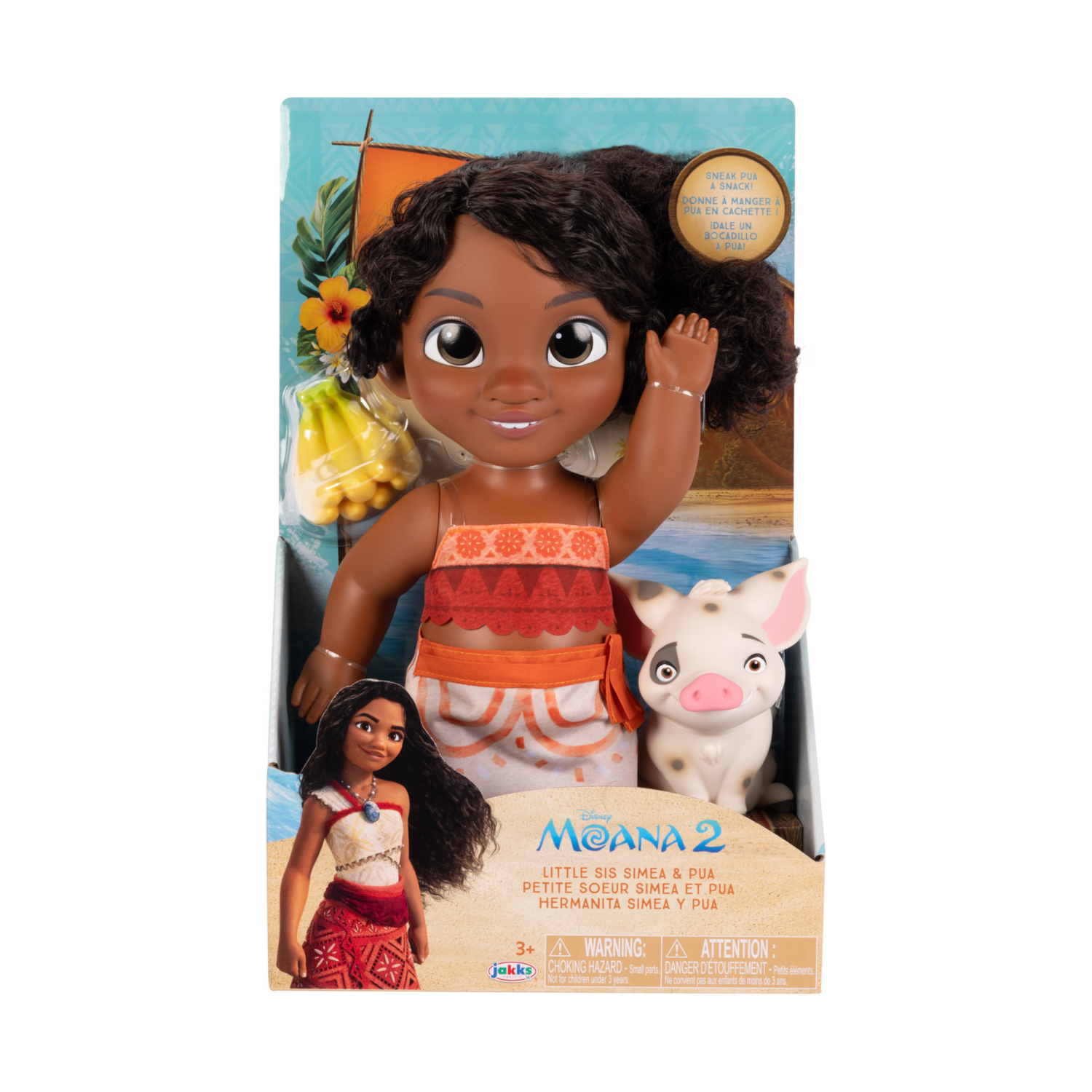 Disney Moana 2 Little Sis Simea Doll & Pua Figure - Doll Playset For Girls Officially Licensed Makes Great Birthday Gift Gift For Girls And Boys - Image 2