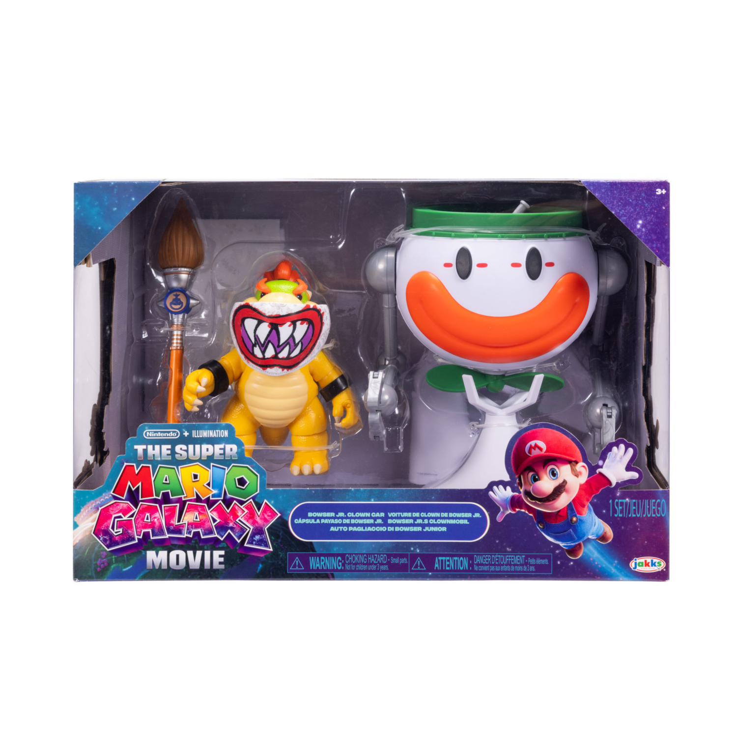 George Multi The Super Mario Galaxy Movie - 5 Inch Bowser Jr. With Clown Car