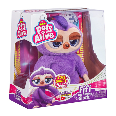 ZURU Pets Alive Fifi the Flossing Sloth Robotic Toy