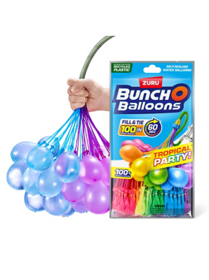 Bunch O Balloons Tropical Party SelfSealing Water Balloon Toys & Character at ASDA
