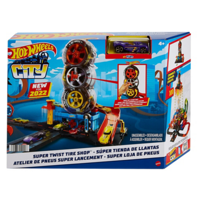 Hot Wheels® City Super Twist Tire Shop Toys & Character at ASDA
