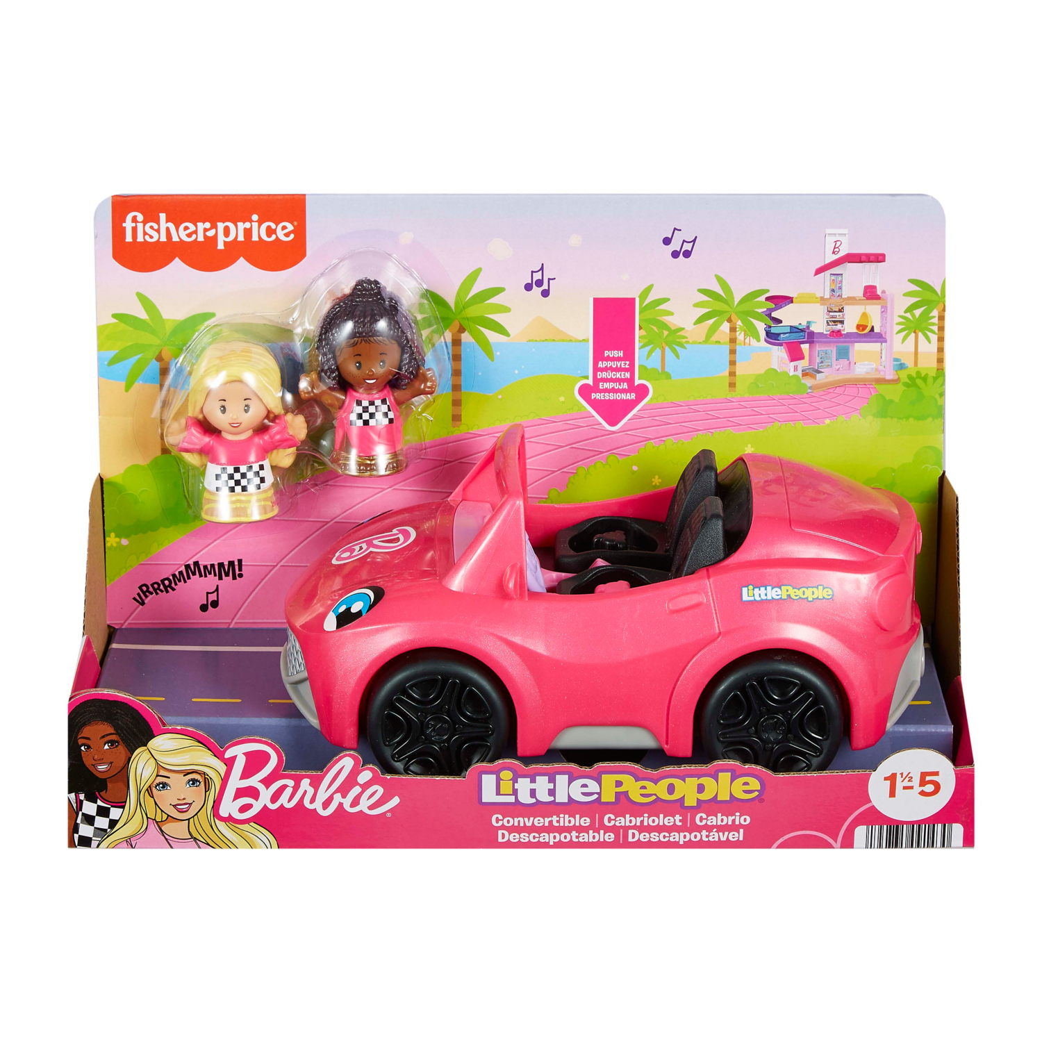 Fisher-Price Little People Barbie Convertible