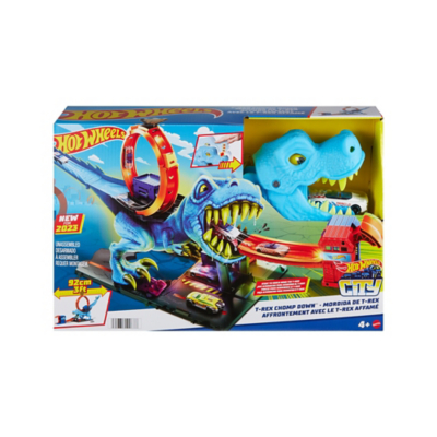 Hot Wheels City TRex Chomp Down Toys & Character at ASDA