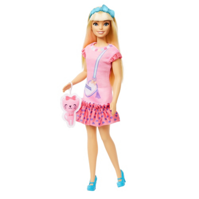 My First Barbie Core Doll Blonde with Kitten Toys & Character at ASDA