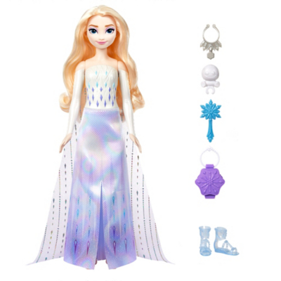 Disney Frozen Spin Reveal Elsa Doll Toys Character George