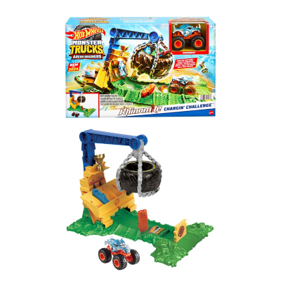 Hot Wheels® Monster Trucks ARENA SMASHERS™ RHINOMITE CHARGIN' CHALLENGE