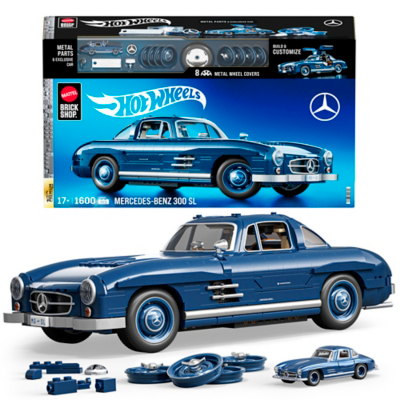 Brick Shop Hot Wheels Mercedes-Benz 300 SL Construction Set