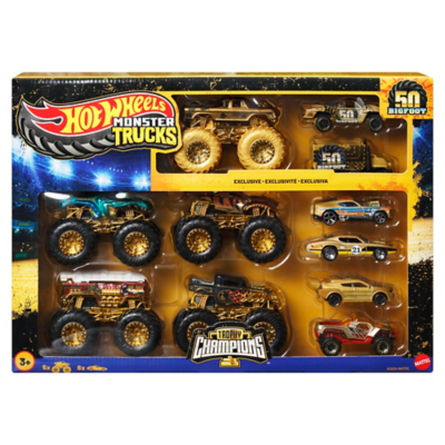 HOT WHEELS® Monster Trucks Trophy Champions Collection
