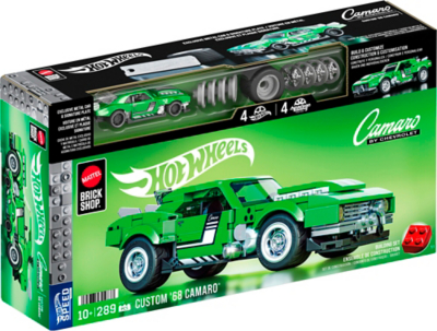 Mattel Brick Hot Wheels Camaro Custom 1968, 289 pièces, de collect | Mattel