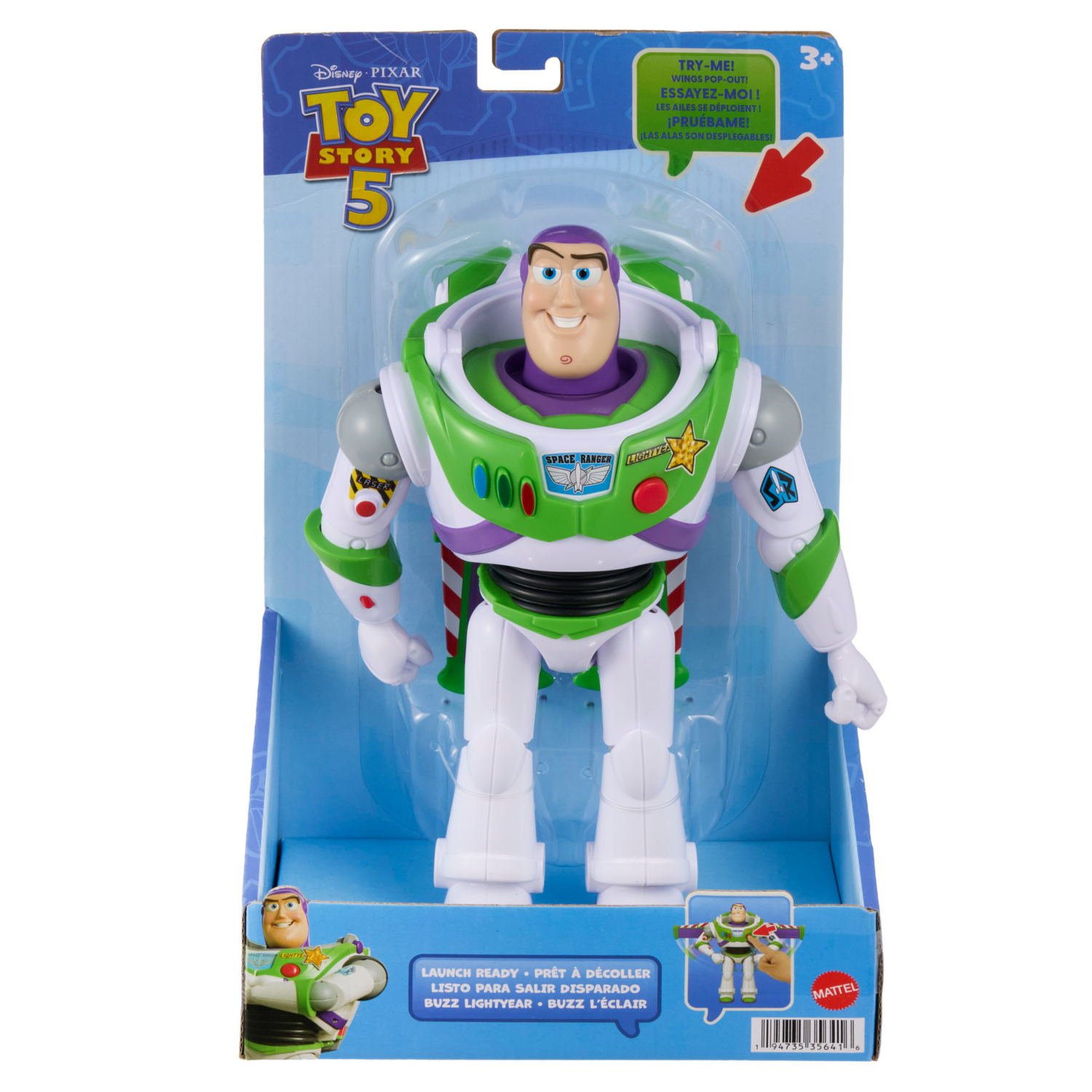 Disney Red And Pixar Toy Story 5 Launch Buzz Lightyear