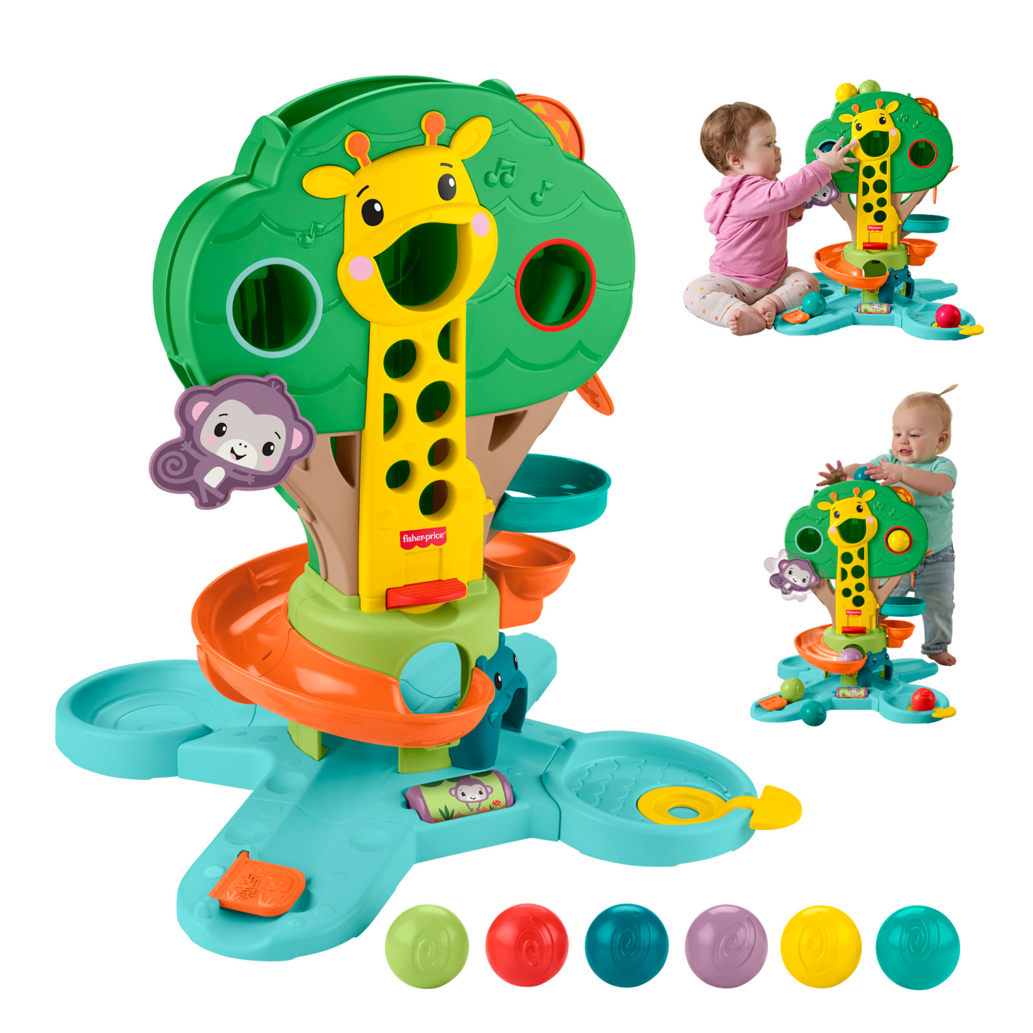 Fisher-Price Multi Sit-To-Stand Jungle Tree