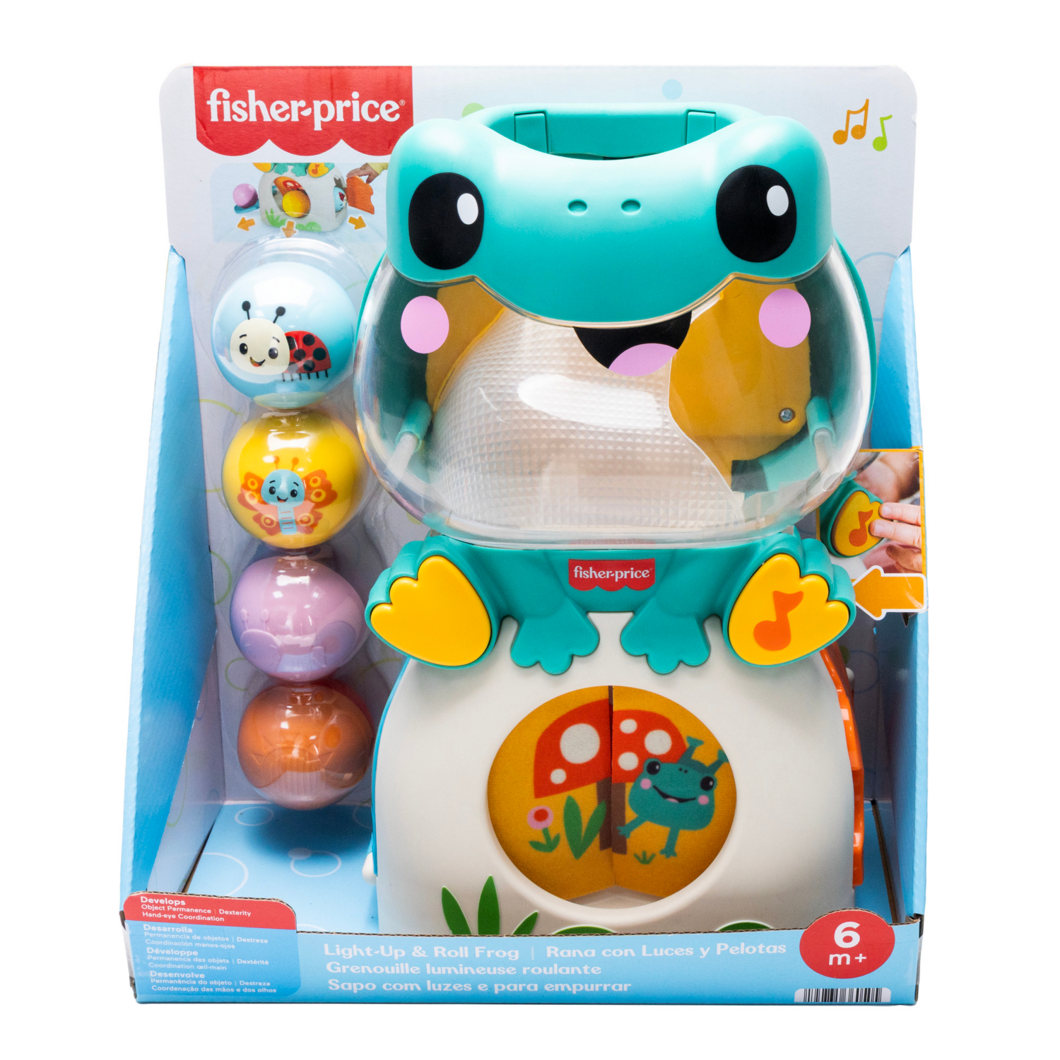 Fisher-Price Multi Light-Up & Roll Frog