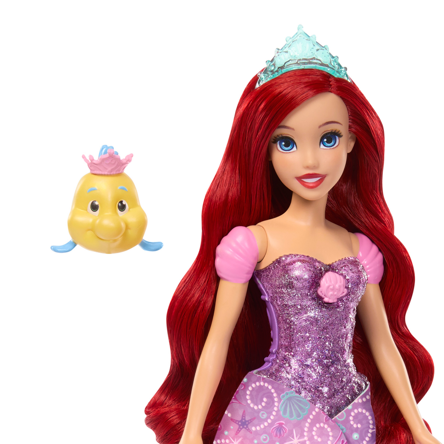 Disney Purple & Green Princess Transforming Ariel Fashion Doll