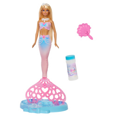 Barbie Bubble Sparkle Mermaid Doll