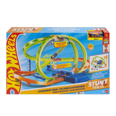 Hot Wheels Stunt Tracks Hypersphere Crash Playset