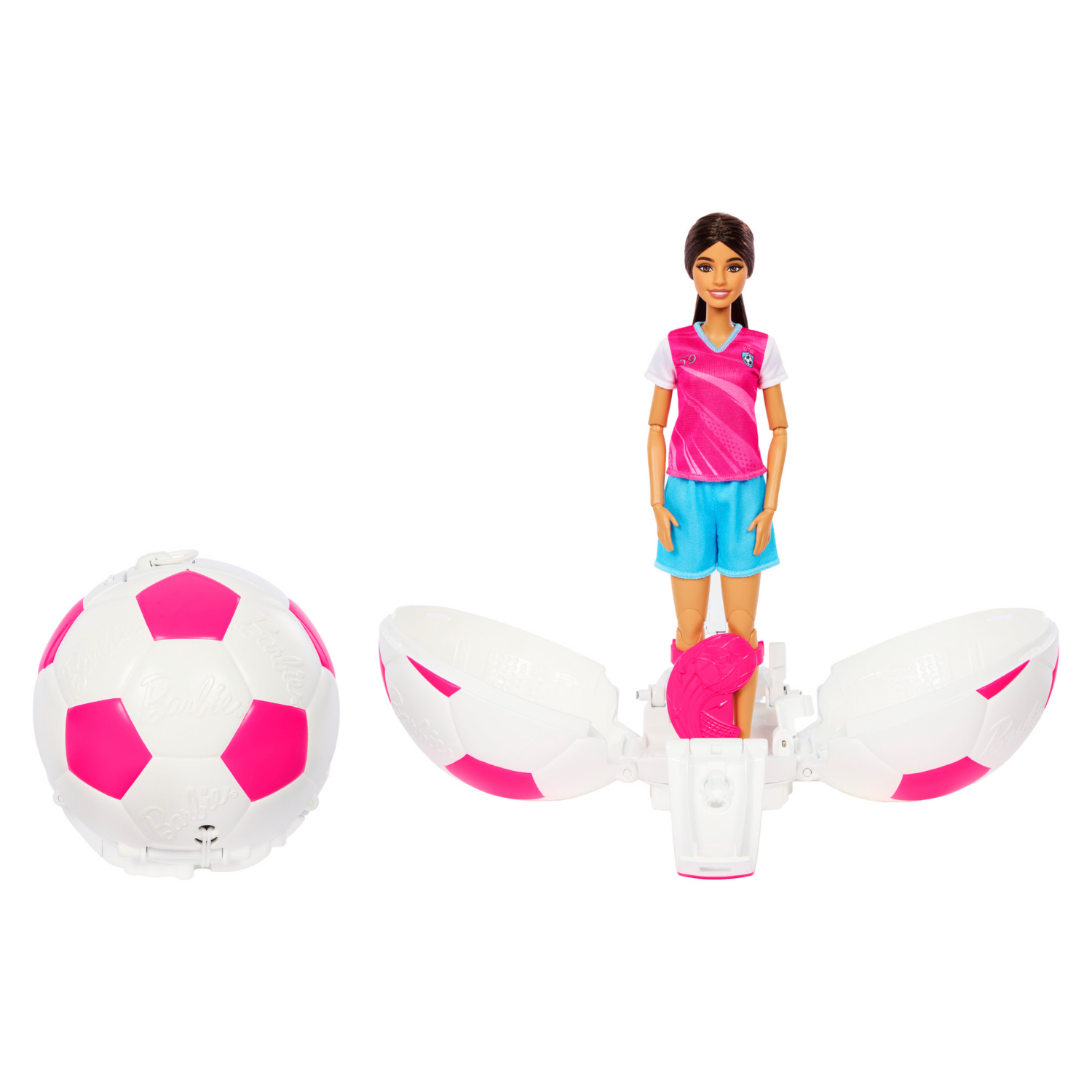 Barbie Team Barbie™ Roll & Reveal Soccer Player Doll With 8 Sports-Themed Surprises - Image 3