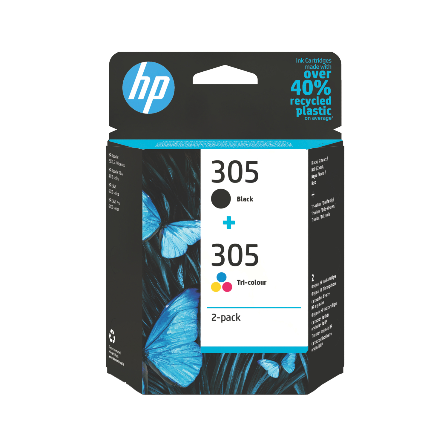 George Multi Hp 305 Black & Colour Ink Cartridge