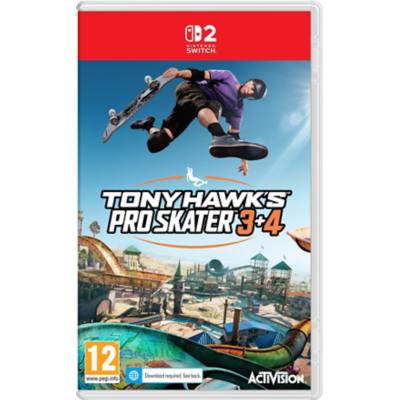 Nintendo Switch 2 Tony Hawk's Pro Skater 3 and 4 Download Code