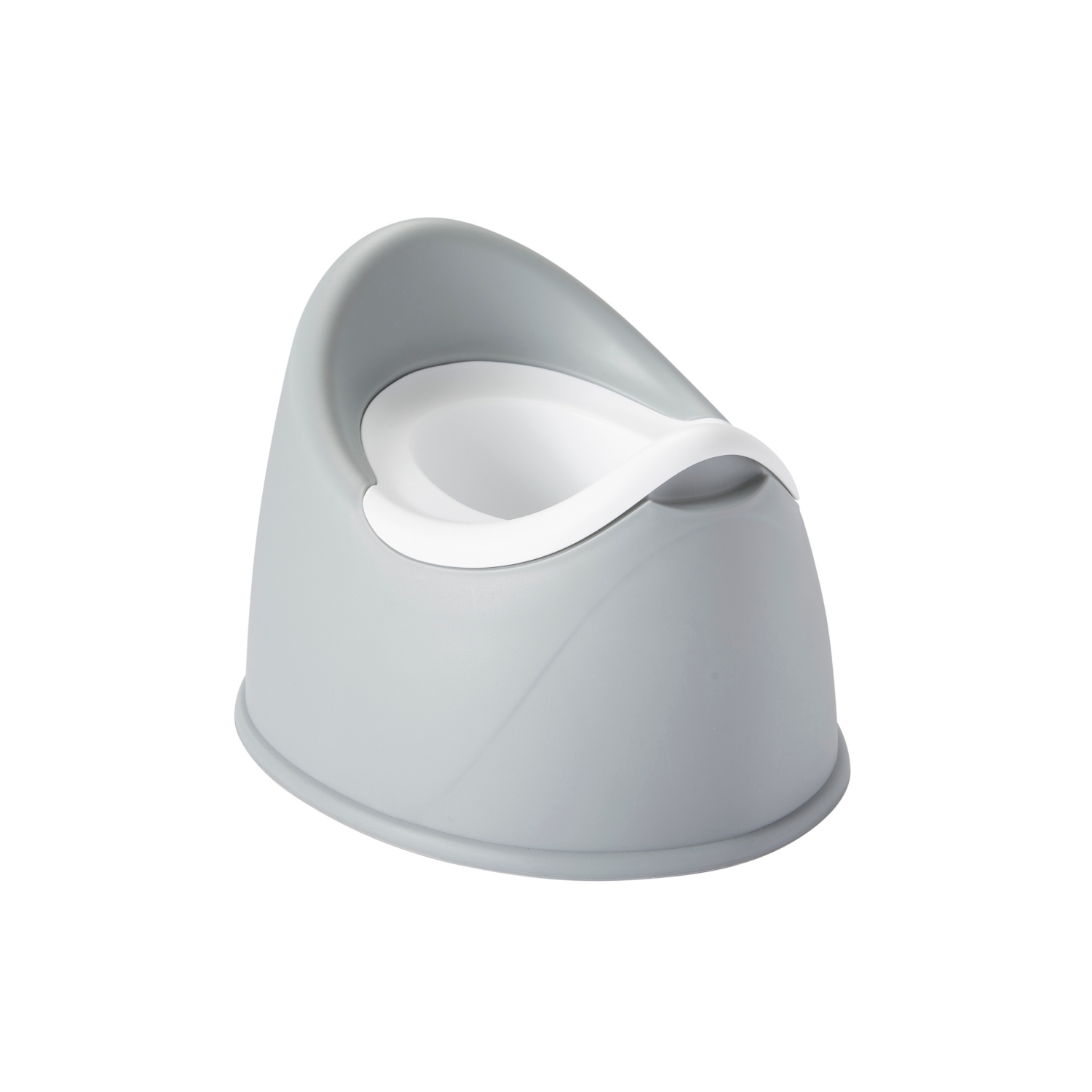 Nuby Beginner's Potty Training Seat - Removable Bowl And Integrated Splash Guard - 9+ Months - Gray - Image 2