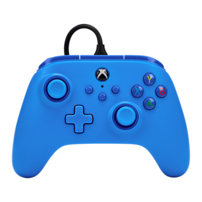 Xbox Blue Powera Wired Controller For Series 10Ft