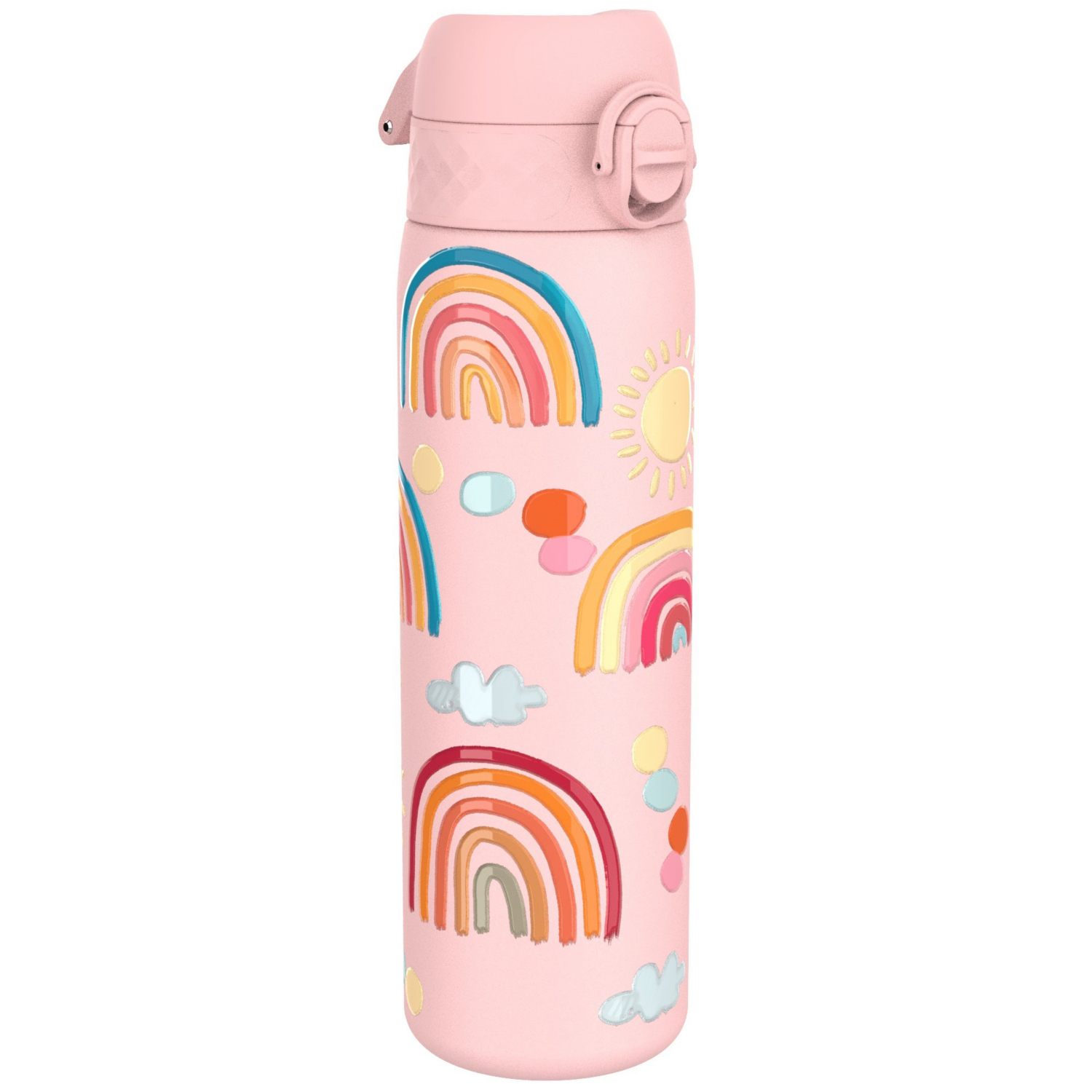George Multi Ion8 Rainbows Leakproof Steel 600Ml Water Bottle