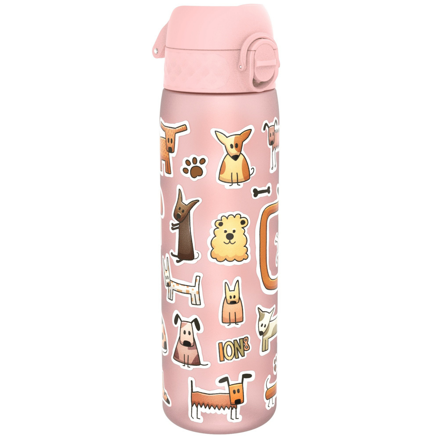 George Pink Ion8 Dogs Leakproof Bpa Free 500Ml Water Bottle