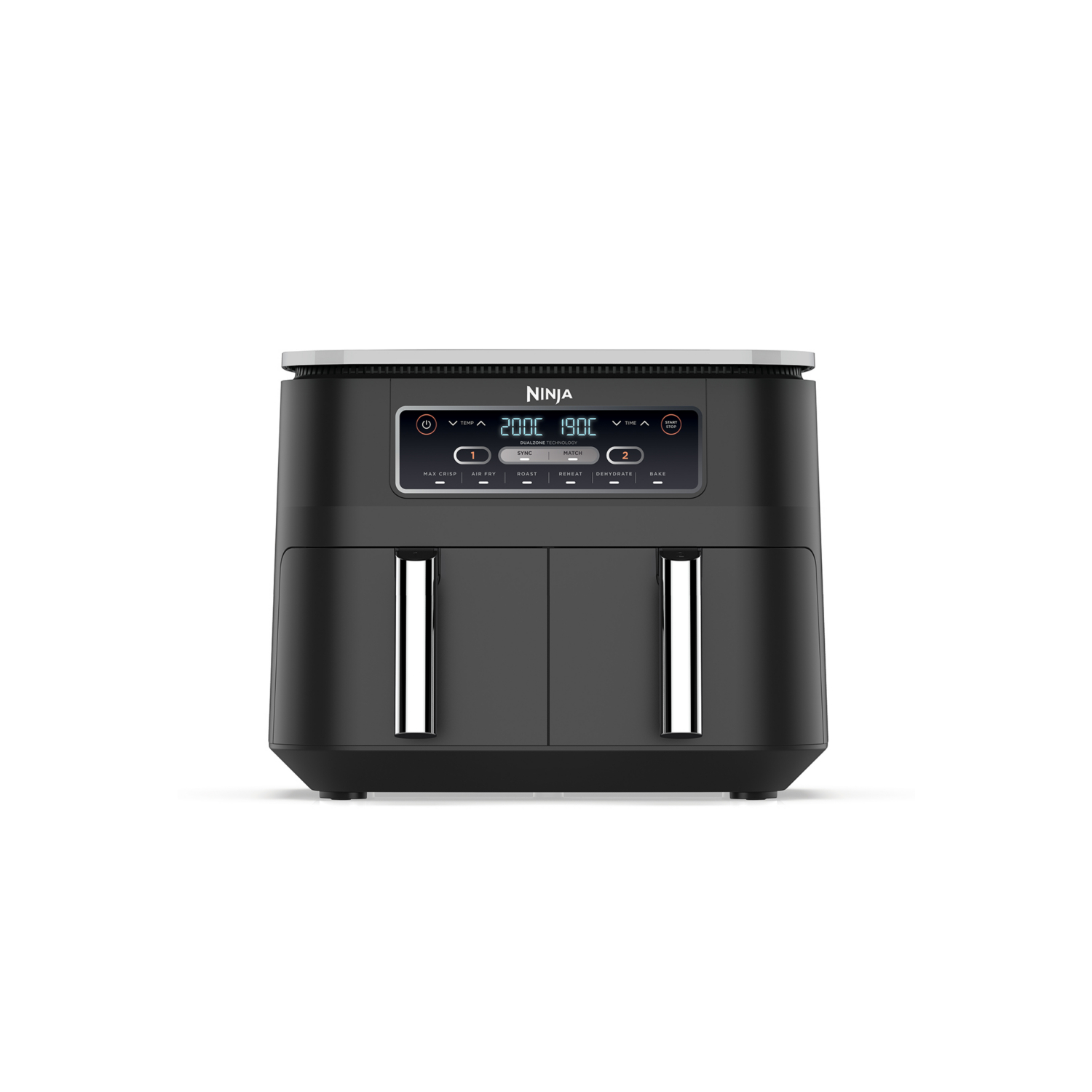 Ninja 7.6L Foodi Dual Zone Air Fryer + Dehydrator - Grey (Used/Missing Drawer) - Image 9