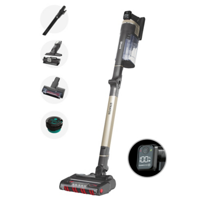 Shark Stratos with Anti-Hair Wrap Plus & Clean Sense IQ Cordless Vacuum Cleaner with up to 60 Minutes Run Time - Charcoal Grey / Copper - IZ400UKT