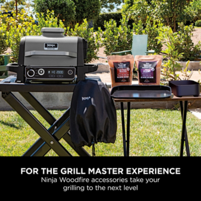 Ninja Woodfire Electric BBQ Grill Combo Crisper Basket | Outdoor
