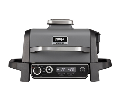 Ninja Woodfire Electric BBQ Grill & Smoker OG701UK Outdoor & Garden at ASDA