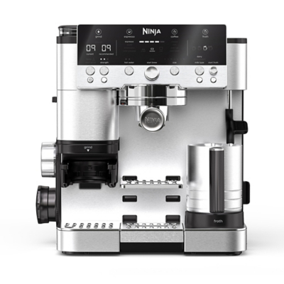 Ninja Luxe Caf Premier  3-in-1 Bean-to-Cup Espresso Machine  ES601UK- Stainless Steel