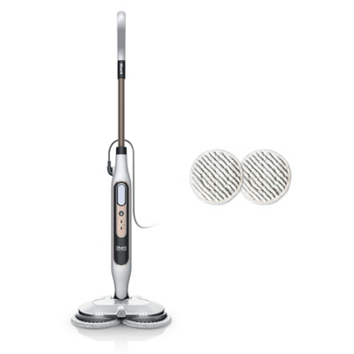 Shark Steam & Scrub Automatic S8201UK Steam Mop with up to 11.5 Minutes Run Time - White / Cloudy Blue