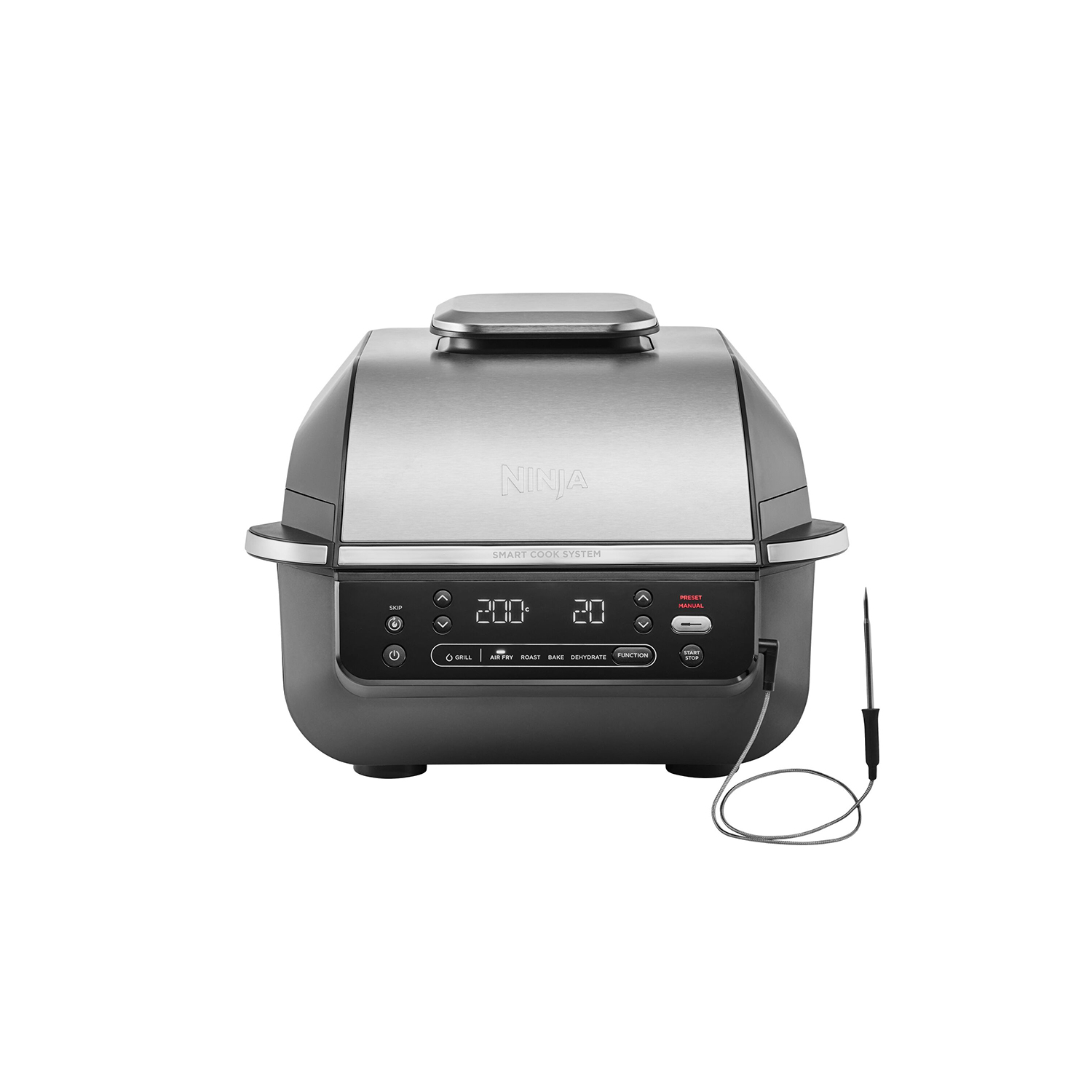 Ninja  5-In-1 Grill & Air Fryer Eg351uk - Black / Silver - 5.7L - Image 7