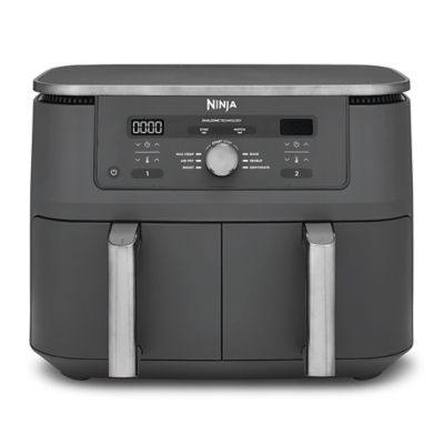Ninja DZ400UK fryer Double 9.5 L 2470 W Hot air fryer Grey 9.5L, 2470W, 8.8kg