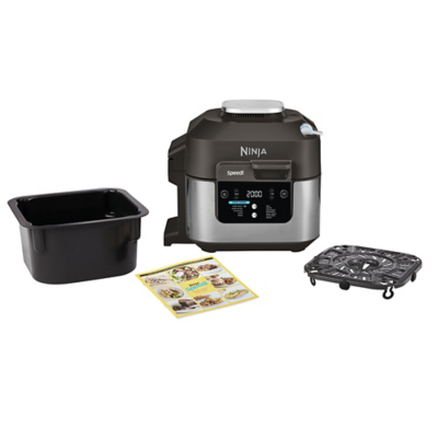 NINJA Speedi 12-in-1 ON500UK Multi-cooker & Air Fryer - Black & Stainless Steel