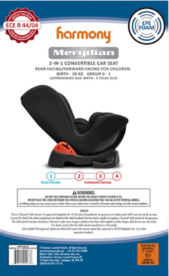 asda harmony merydian car seat