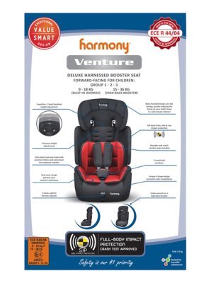 asda harmony booster seat