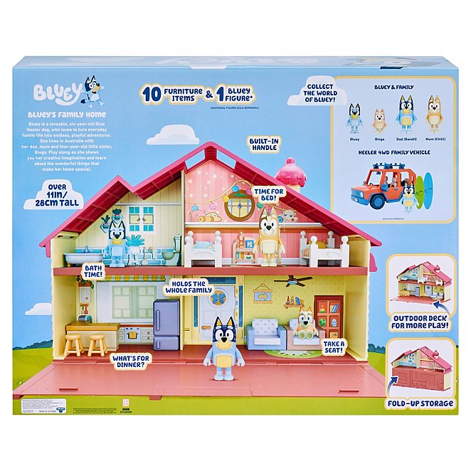 13024 for sale online BLUEY Family Home Playset 