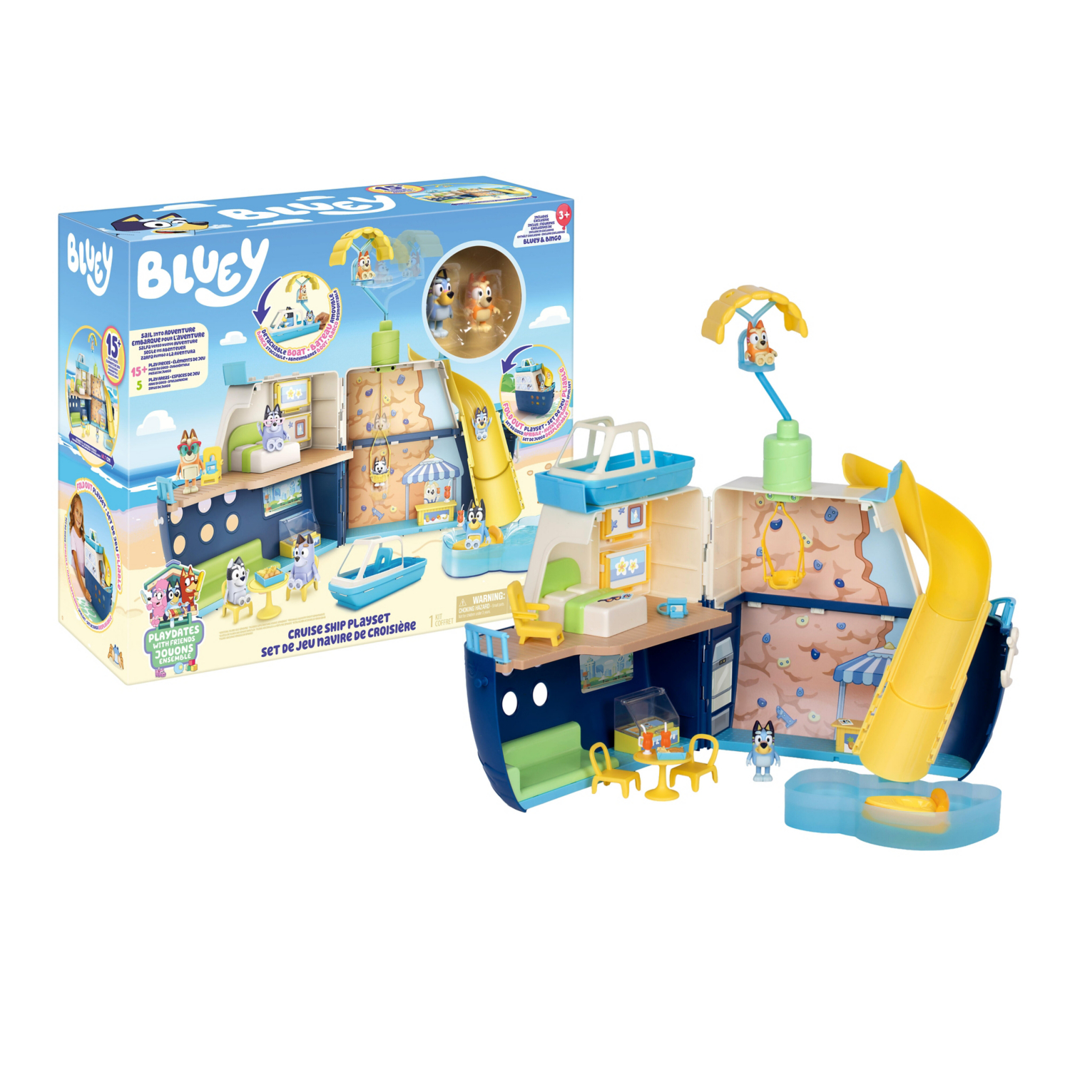 George Multi Bluey Cruise Ship Playset