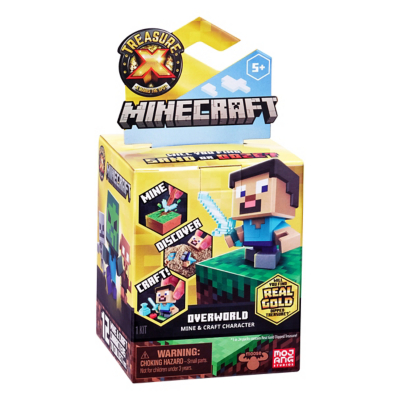 Treasure X Minecraft Overworld Single Pack Toys & Character