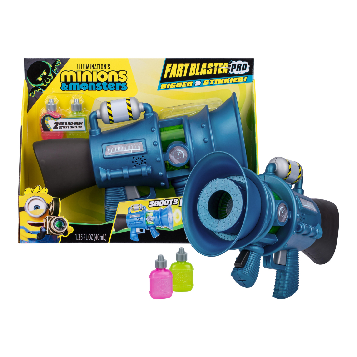 Minions Blue Illumination's & Monsters Fart Blaster Pro