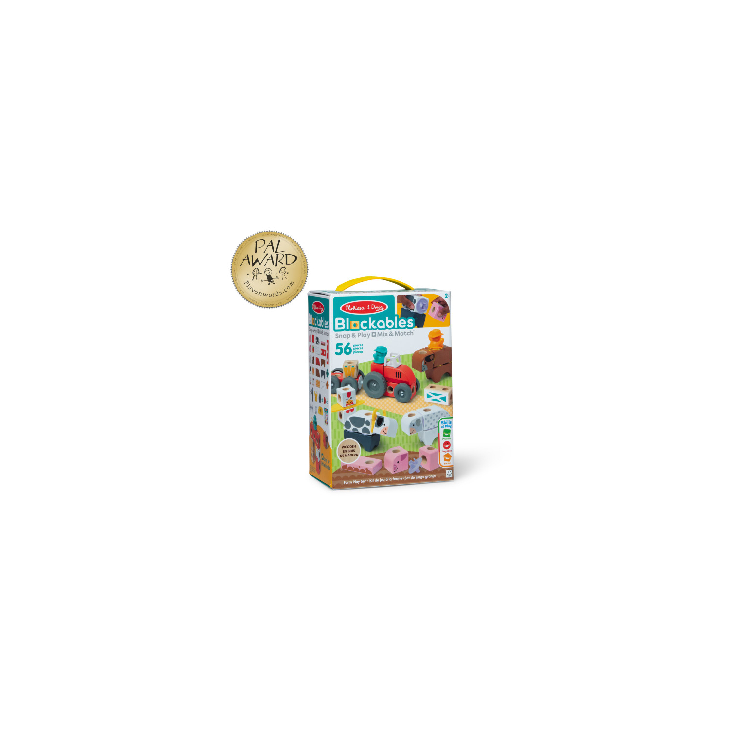 Blockables Farm Building Set - Melissa & Doug - Snap & Play Mix & Match 2+ NEW - Image 4