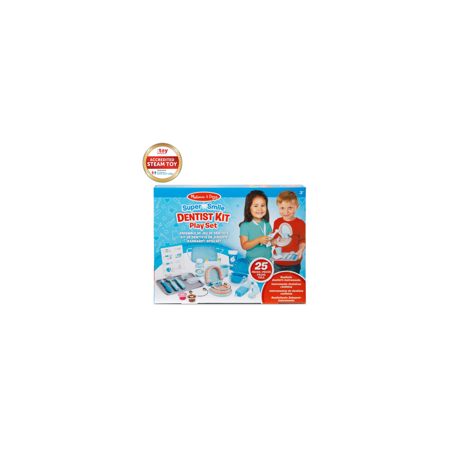 George Blue & White Melissa & Doug Super Smile Dentist Play Set