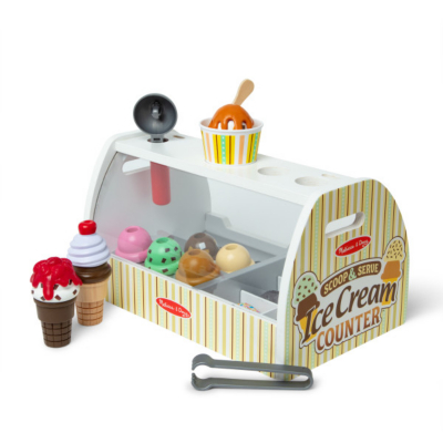 Melissa & Doug Wooden Ice Cream Counter | Toys & Character | George at ASDA
