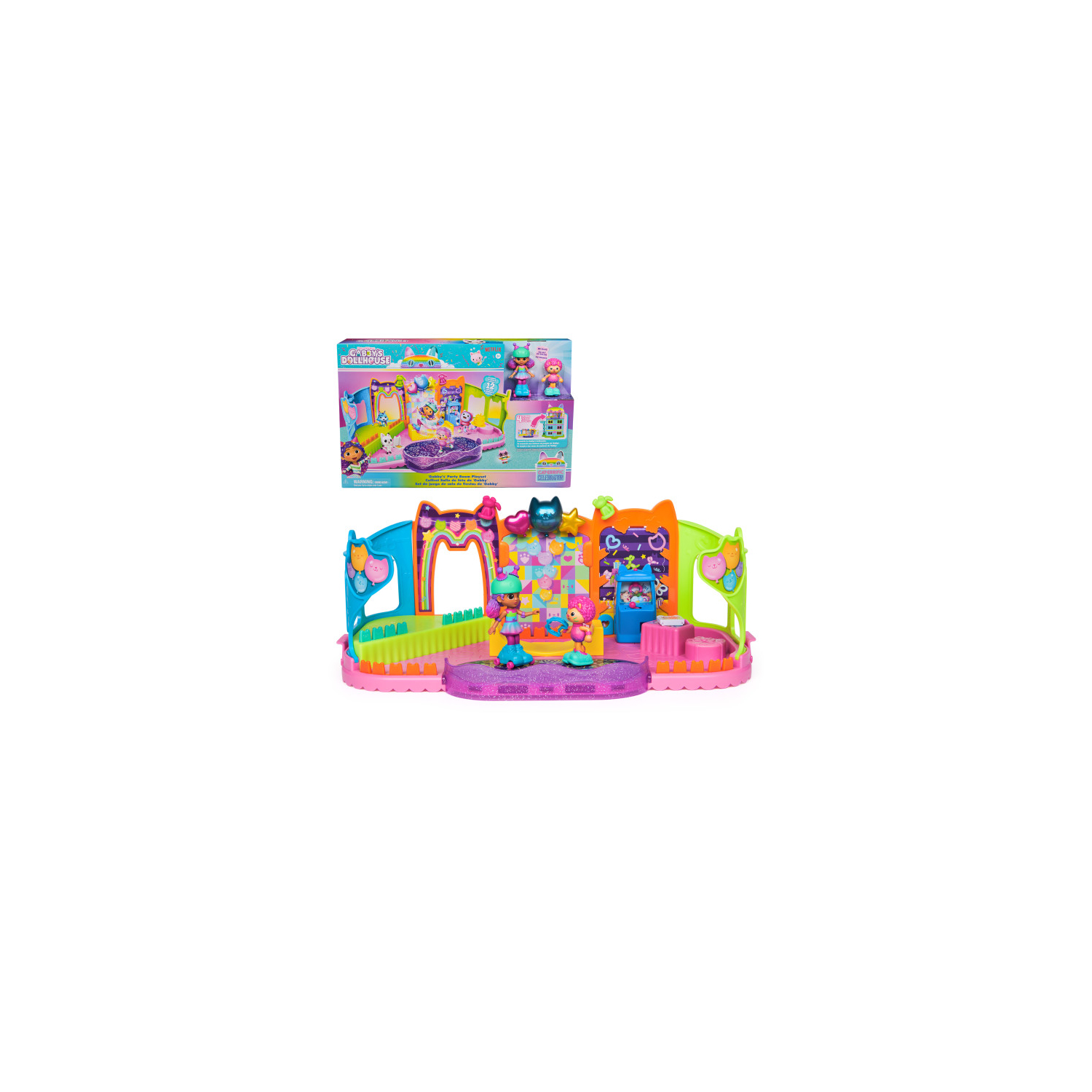 George Multi Gabby's Dollhouse Party Room Playset